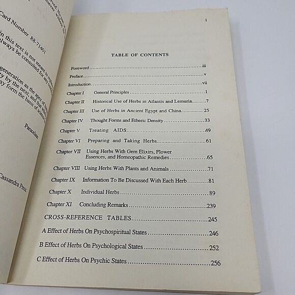 Spiritual Properties of Herbs by Gurudas (1988, Trade Paperback) - Picture 13 of 13